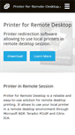 Mobile Screenshot of printer-for-remote-desktop.com